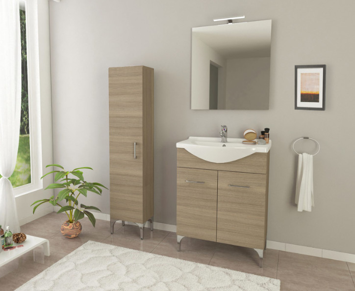 mobile bagno a terra 65 cm