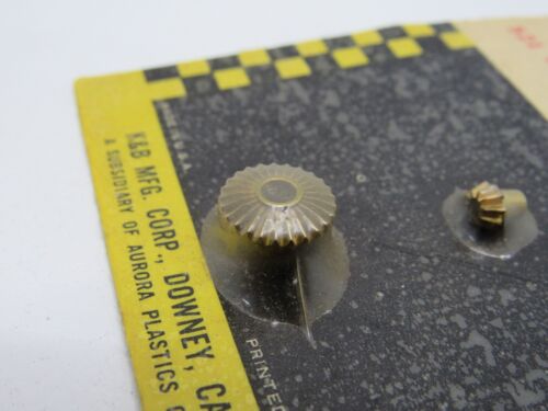 Vintage K & B Mfg Model Pama Slot Car Bevel Gear Set New Old Stock #TW-4 - Picture 3 of 4