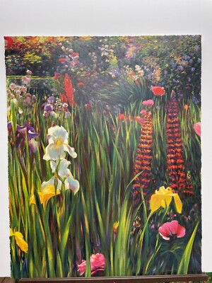 Greg Singley Original Serigraph ''Spring Medley Revisited 1 '' 24 X 30