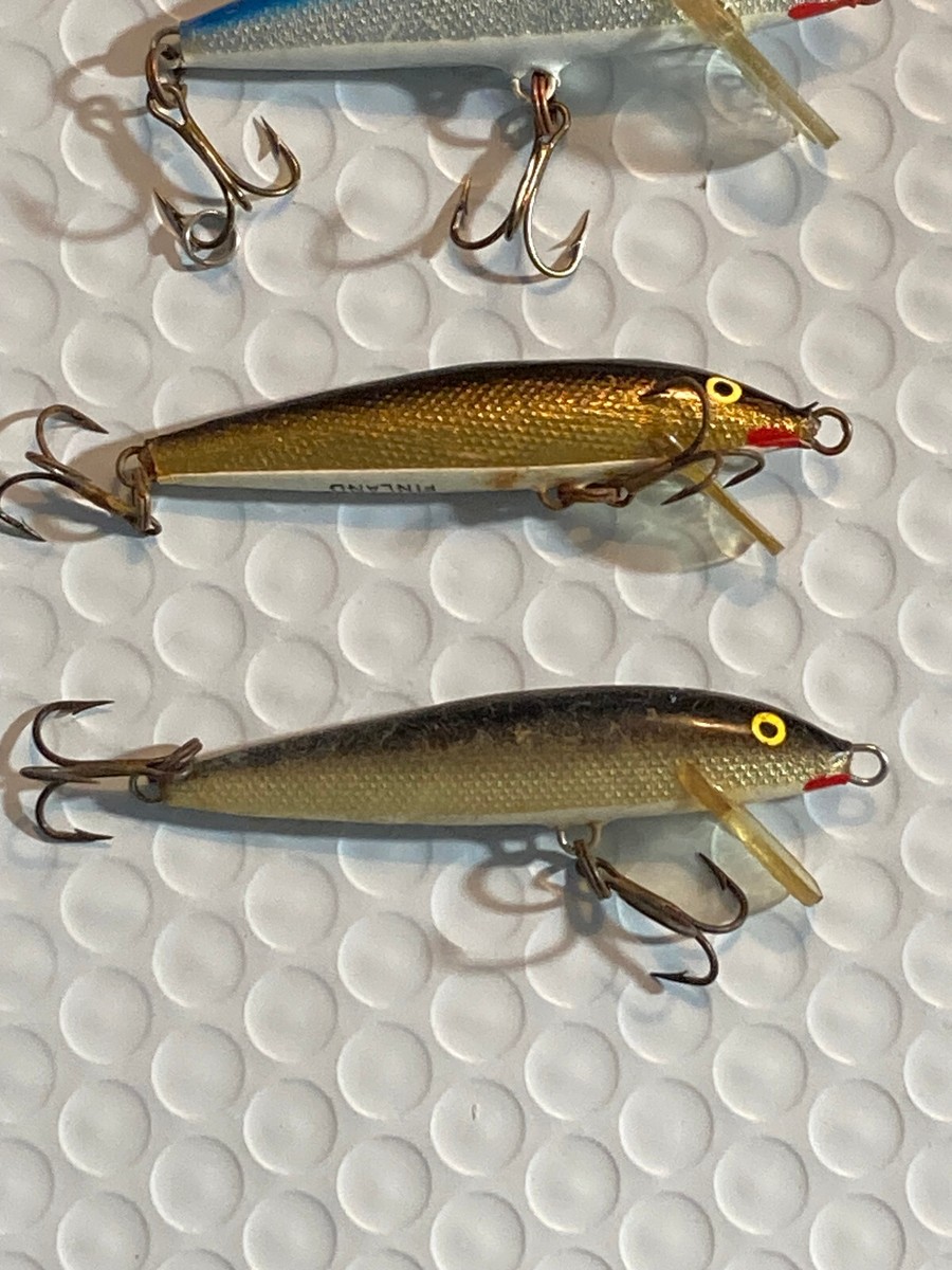 5 Rapala Fishing Lures (3 Model CD-5) (2 Model F-5) | eBay