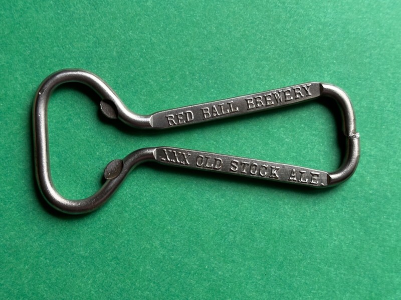 RED BALL BREWERY OLD STOCK ALE BEER BOTTLE OPENER ST. JOHN NEW BRUNSWICK CANADA