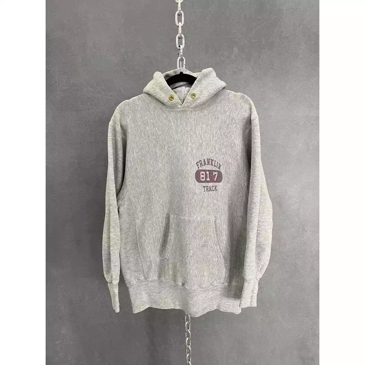 Rare vintage 70s champion single color reverse weave hoodie