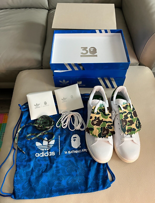 Bape 30th Anniversary X Adidas Stan Smith Golf Shoes IG5916 - US