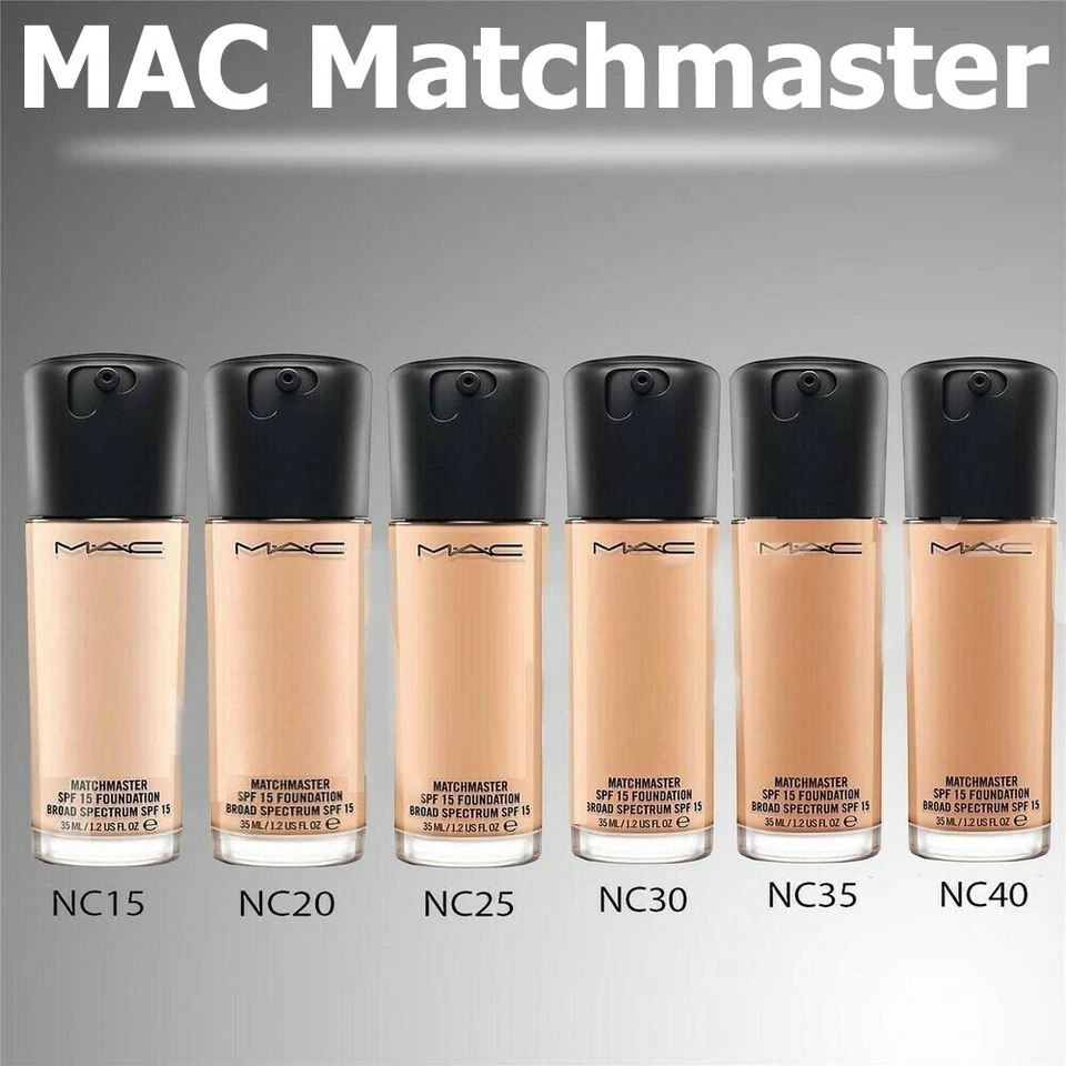 MAC MatchMaster LSF15 Foundation 35 ml volle Größe verschiedene Farbtöne erhältlich - Bild 3 von 3