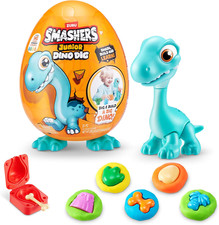 Smashers Junior Dino Dig Large Egg Brontosaur by 18 Surprises Compounds M...