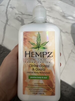 Hempz Citrine Crystal & Quartz - Broken Pump