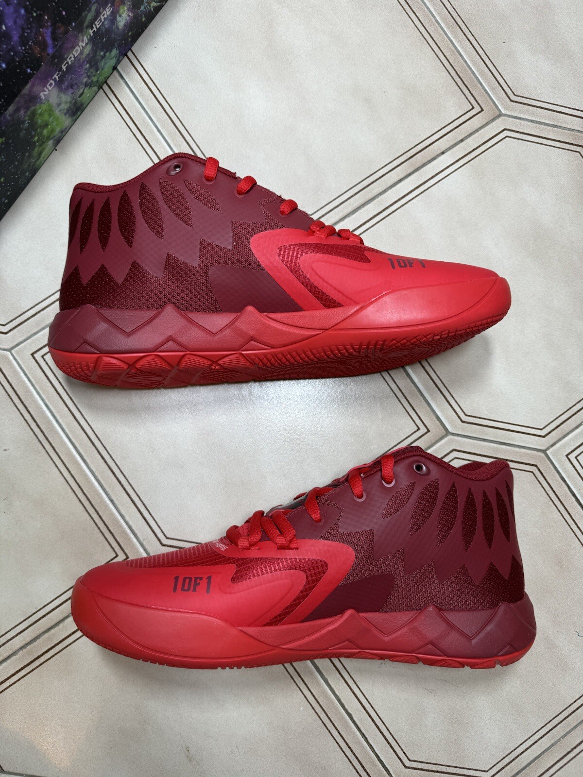 PUMA MB.01 Team Colors Intense Red Rough Times 309770 02 Men 8.5 image 2