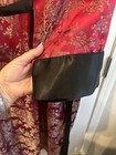 Vintage Longevity Hangzhou China Red Satin Silk Long Dressing Gown Robe Size 52 — photo 9