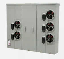 Siemens Meter Socket WP6512RJB 5-Gang 600A 225 Amp RINGLESS HORN BYPASS UNI-PAK