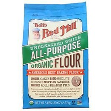 Bob's Red Mill Unbleached White All-Purpose Organic Flour 80 oz