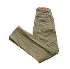 Levis 511 Slim Pants Boys Youth Junior 16 Regular Khaki Chino 28x30