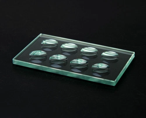 Microscopio de cavidad cóncava circular de vidrio óptico de 5 mm/10 mm de espesor - Imagen 10 de 31