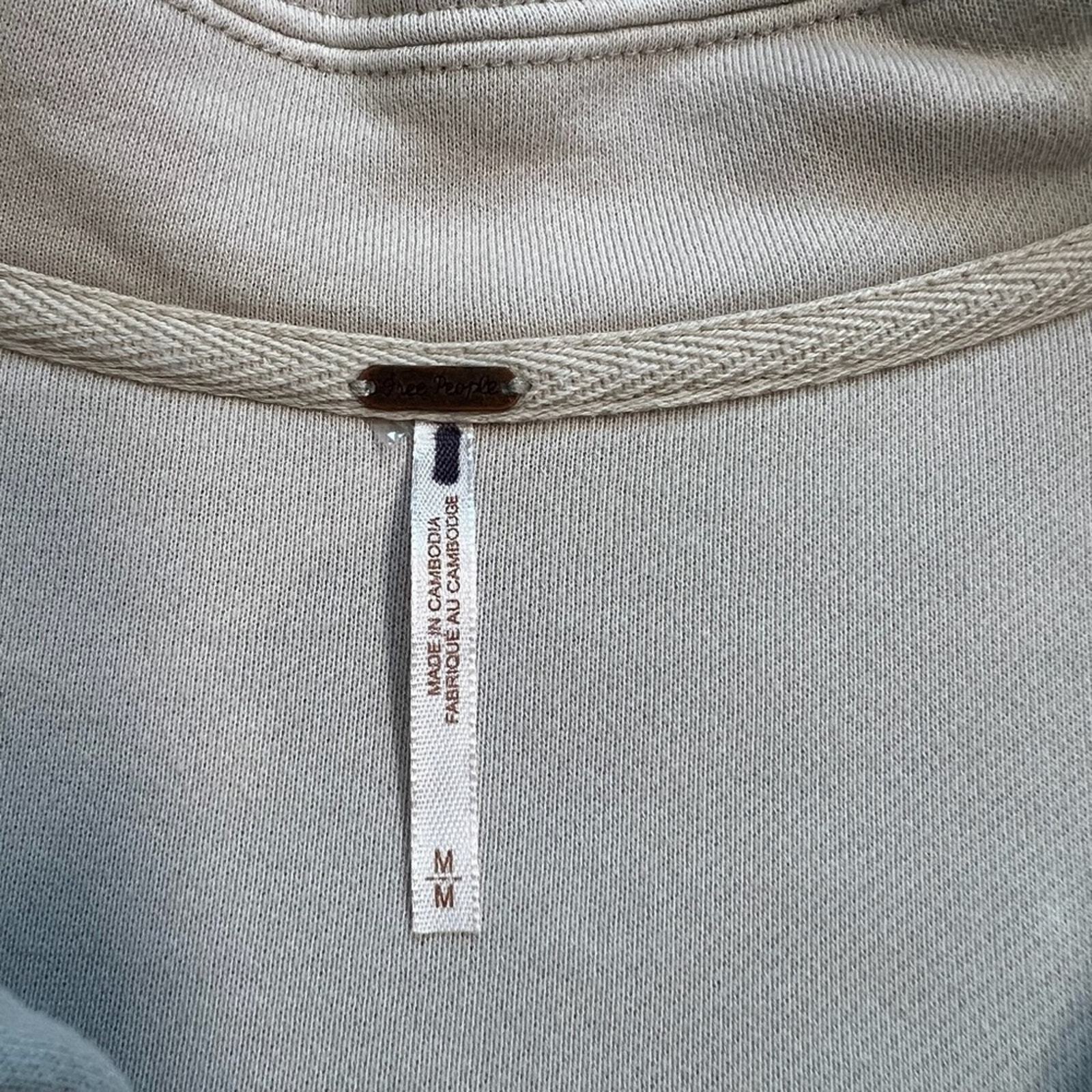 Free People Ruby Jacket Shacket Medium Stone - Ov… - image 3