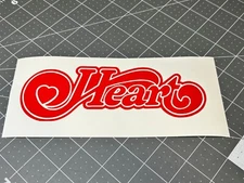 Heart (Band) Vinyl Decal - Many Sizes/Colors Classic Rock Bands 1970s 1980s 90s