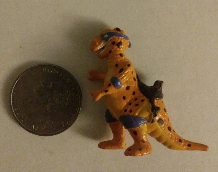 Juego de Bolsillo Tortugas Ninja Adolescentes Mutantes Compañeros de Juego T-Rex Minifigura De Colección Foto 2 de 2