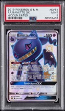 2019 POKEMON SUN & MOON HIDDEN FATES #SV61 FULL ART/BANETTE GX PSA 9 on eBay