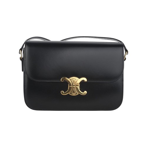 Celine Shiny Calf Classic Triomphe Medium Crossbody Bag 187363BF4 149053175