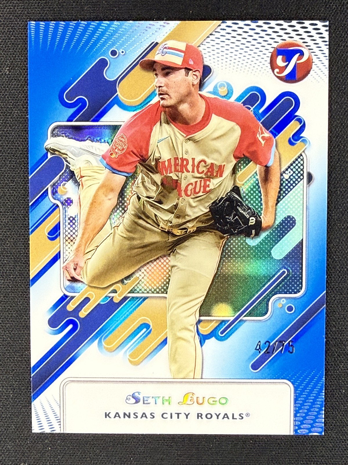 2025 Topps Pristine - Seth Lugo #270 Blue Refractor /75
