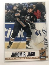 Jaromir Jagr 2003-04 Pacific Card #345 BLUE FOIL PARALLEL SP CAPITALS /250