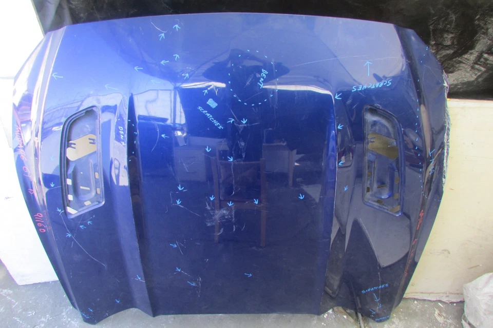 Ford Mustang GT 2015-2016-2017 ¡Capó delantero OEM AZUL!!SOLO RECOGIDA LOCAL!!! Foto 3 de 4