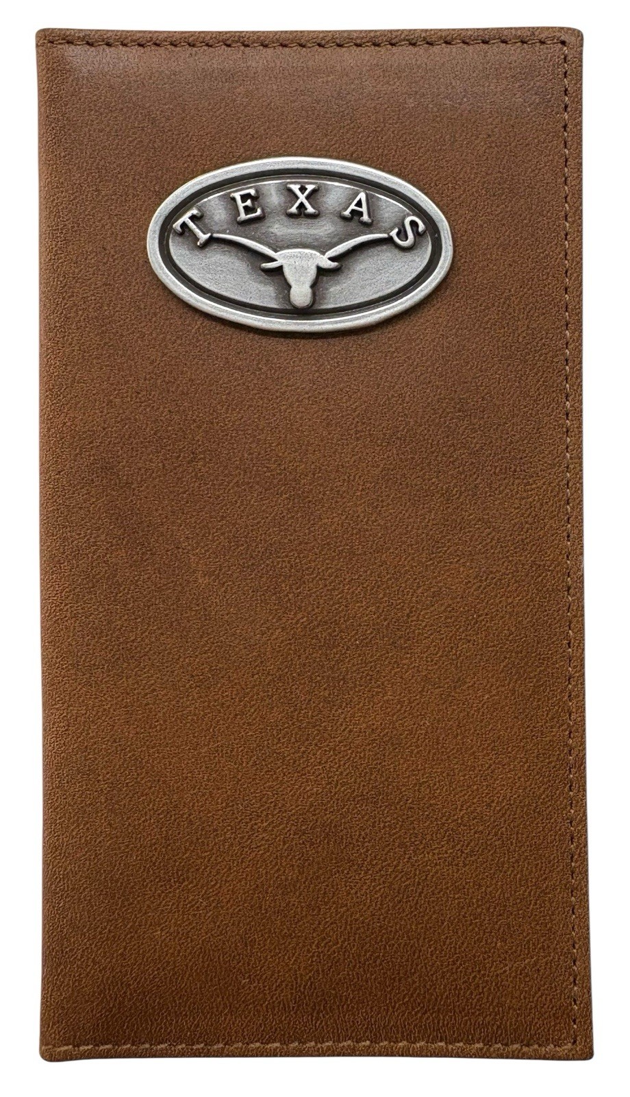 Texas Longhorns Leather Secretary Pocket Wallet by Enmon-New