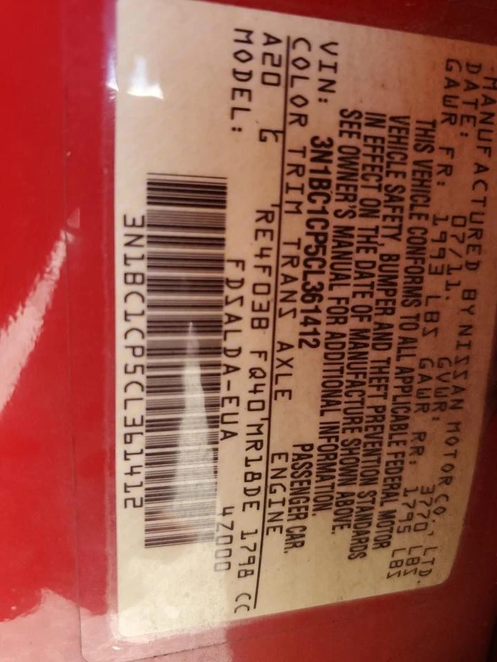 Used Front Right Fender fits: 2012 Nissan Versa Front Right Grade A Foto 4 de 4