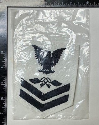 Navy USN Aviation Storekeeper Petty Officer 2nd Class Rate Patch IN ORIGINAL BAG