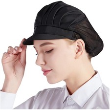 Kochm&uuml;tze, Arbeitshut, Mesh, atmungsaktiv, unisex, 3 St&uuml;ck, Baumwolle Polyester