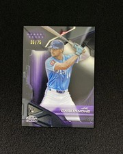 2026 Topps Chrome Black Purple #13 Jac Caglianone RC Rookie 35/75 Royals QI95