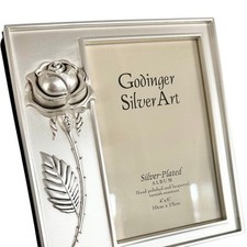Gorgeous Vintage Godinger Silver frame NEW in box photo album 1999 gift decor