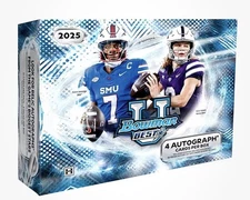 2025 Bowman U University Best Football Hobby Box Factory Sealed — 4 AUTOS