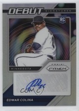 2021 Panini Prizm Debut Signatures Silver Prizm Edwar Colina #DS-EC Auto nd3