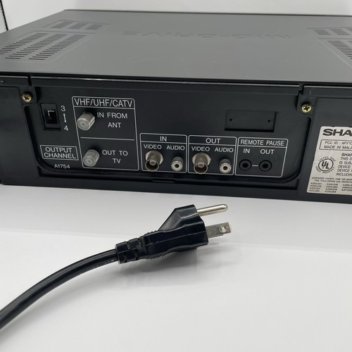 Sharp XA-400 Professional Series Videorecorder VHS Player mit automatischer Kopfreinigung UNGETESTET - Bild 11 von 11