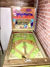 1950s Deluxe World Series Pinball Baseball Game Pickup Or Buyer Get Shipping