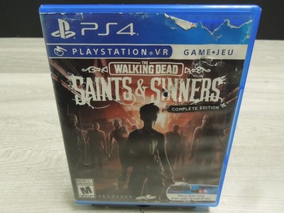The Walking Dead: Saints & Sinners Sony Playstation 4 PS4 Complete Video Game