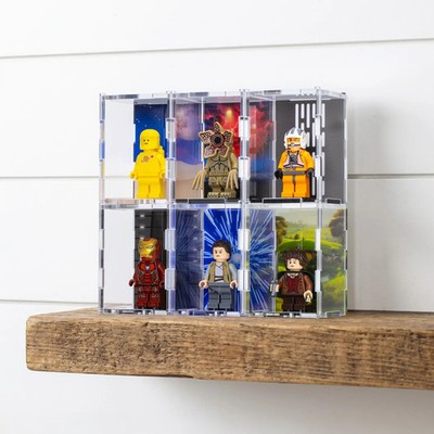 Acrylic Display Case for LEGO Minifigures - Dozens of Design Options - UV Coated