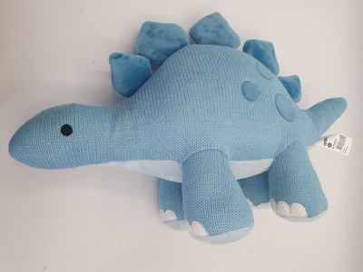 DINOSAUR PLUSH TOY STEGOSAURUS ANKO KMART DINOSAUR BLUE STUFFED ANIMAL 42CM