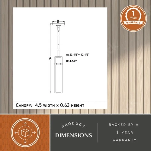 Vaxcel Lighting P0418 5"W Suspension Mini Pendant - Gold - Picture 6 of 11