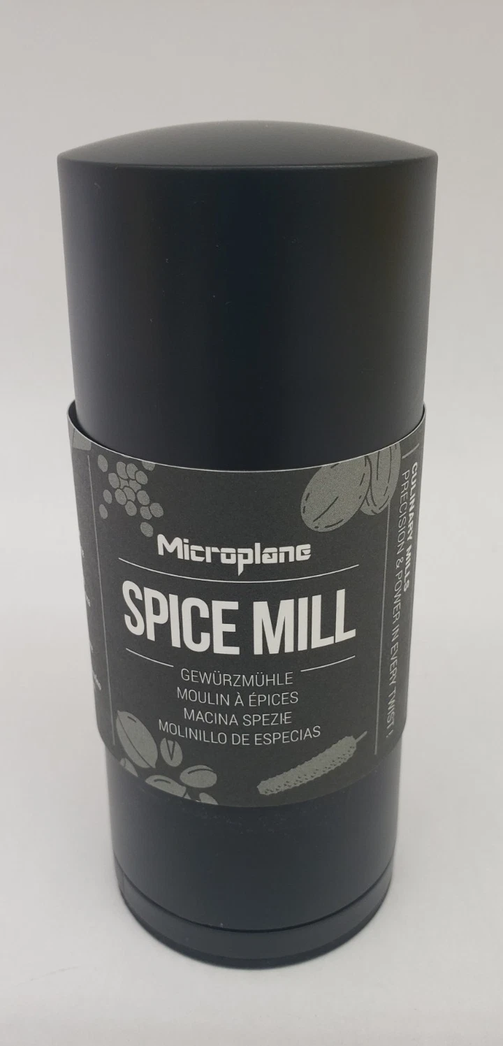 Microplane Spice Stainless Nutmeg Razor Sharp Mill Grinder Grate Black New