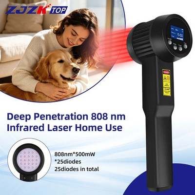 10W 808nm Cold Laser Therapy Device 25 Diodes for Back Pain Shoulder Stiffness