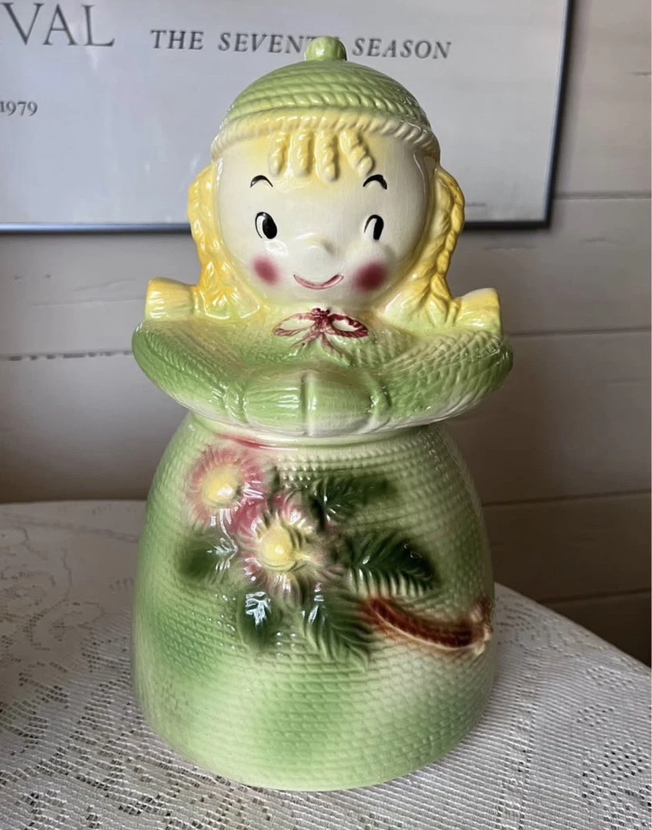 Vintage Cookie Jar Girl for sale | eBay