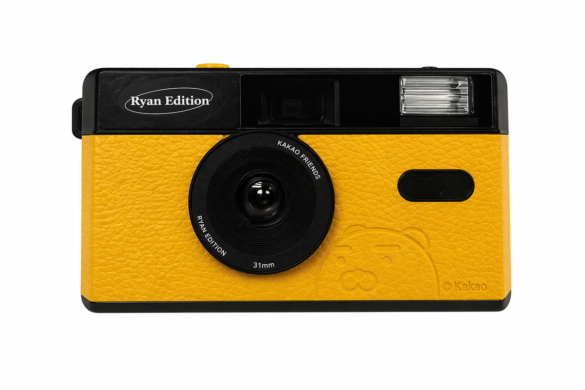 KAKAO FRIENDS フィルムカメラ 35mm Film Camera Kakao Friends Ryan Edition Reusable Retro Point