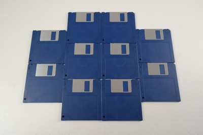 10 Nagelneue Rohlinge 3.''5 Disketten Amiga formatiert und perfekt Atari ST Apple