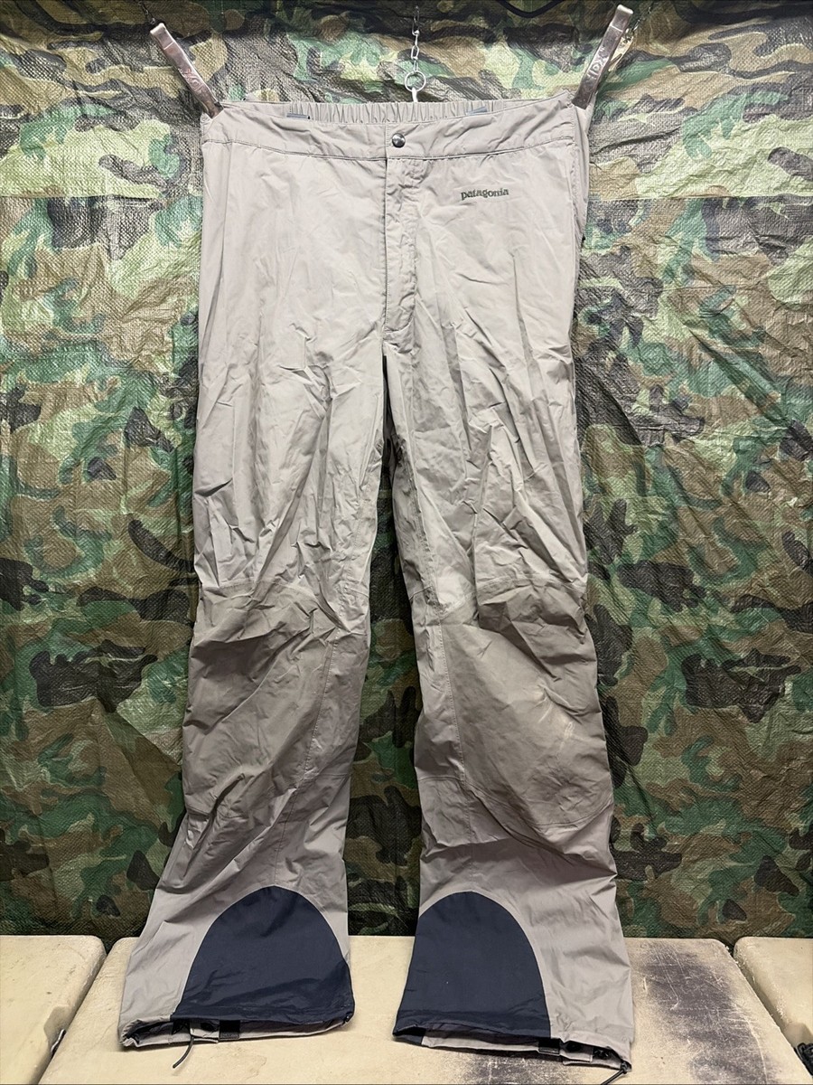 Patagonia 34 MARS Microburst Stretch Rain Pants Alpha Green 19013 