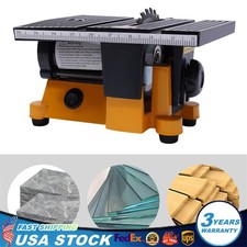 4 Inch Mini Table Saw, 90W Hobby Craft Saw Bench Top Cutting Miter Saw, 4500Rpm