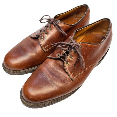 Allen Edmonds Fulton Oxford Derby Leather  Shoes Mahogany Men s Size 10 D