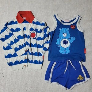 Baby Dino Cotton Set & Cardigan 110