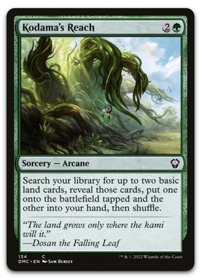 Kodama's Reach #134 (NM) Dominaria United DMC Magic MTG