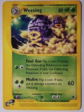 Weezing 70/165 NM RARE Expedition Eseries Base Set Pokemon Card Hajime Kusajima on eBay