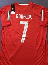 Signed Portugal Christiano Ronaldo Autographed Jersey w/COA